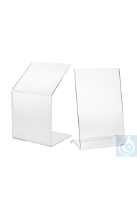 neoLab® Beta-Schutzschild Modell I, 60 cm Schutzschild aus 10 mm dickem Acrylglas zur Abschirmung...