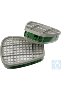 Deeltjesfilter P3R + actief kool, 2 st./verpakking