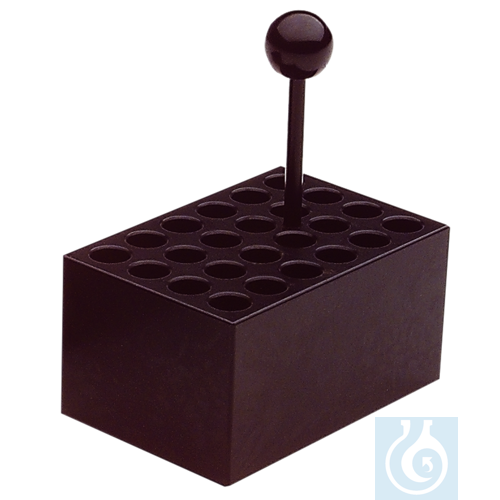 neoLabLine Heizblock Alu, 24 Vertiefungen 10 mm...