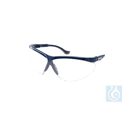 neoLab&reg; safety glasses frame blue, lens clear