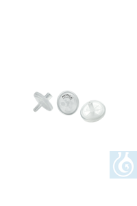 neoChoice Spritzenvorsatzfilter, Teflon (PTFE), D: 15 mm, unsteril, Por. 0,2 µm