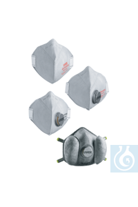 respiratory half-mask silv-Air 8202, foldable, FFP2 without valve, 20