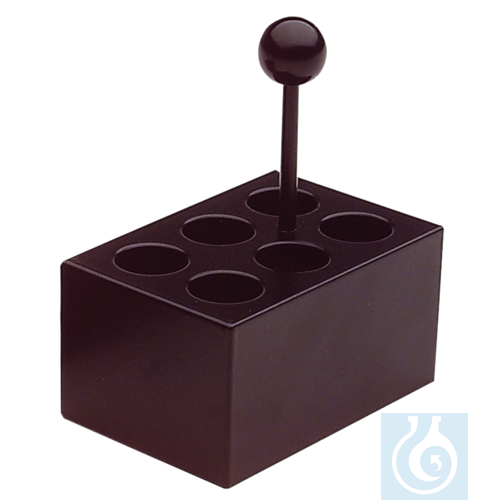 neoLabLine Heizblock Alu, 6 Vertiefungen 20 mm ...