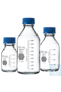 Rasotherm Laborflaschen, (Boro 3.3), GL45, blaue Schraubkappe, 5000 ml Die RASOTHERM...
