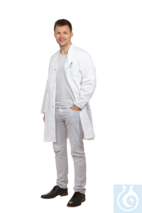 neoLab® lab coat for men, narrow cut, cotton, size 50