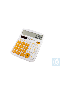 neoLab&reg; bureaucalculator op zonne-energie/batterij Praktische...