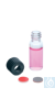 neoChoice Vials 1,2 ml, Kappe m. Loch + Sept. Butyl/PTFE, 100 St./Pack Autosampler-Vials 1,2 ml...