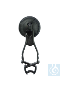 neoLab® glove clips with magnetic holder, black