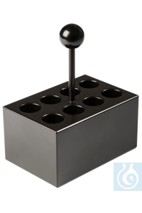 neoLabLine&reg; verwarmingsblok Alu, 8 plaatsen 17 mm &Oslash; Aluminium verwarmingsblok...