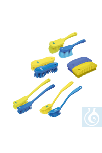 10Artikelen als: neoLab&reg; Handborstel zacht, borstellengte 53 mm, 50x70x245 mm, PP/PBT geel De...