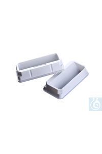 Moonlab® Reagenz-Reservoir 55 ml, steril, weiß, PS, einzeln verpackt, 100 Stk Dieses weiße...