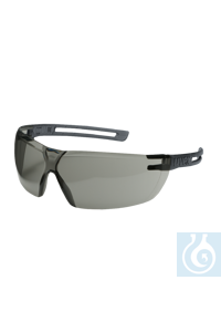 Uvex Schutzbrille x-fit Bügel schwarz, Scheibe PC grau UV 5-2,5