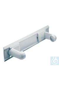neoLab® variable paper roll holder made of PP, firmly adhesive