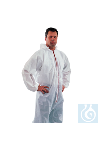 neoLab®overall, wit, EN 340 cat. 3, 4, 5, maat L Zachte, lichtgewicht en ademende overall ideaal...
