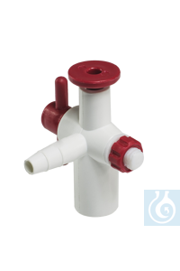 neoLab&reg; PP vervangkraan voor exsiccator No. 2-5311/13 3-weg stopkraan...