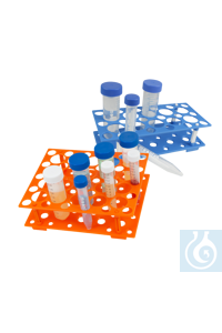 Moonlab® Kombirack für Zentrifugenröhrchen, ABS, 30 x 15 ml, 20 x 50 ml Dieses Rack ist geeignet...