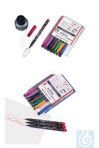 neoLab® Foil pens permanent,medium, 8 colors