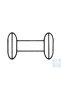 neoChoice Magnetrührstäbchen Circulus, 52 mm lang Magnetrührstäbchen für problematische...