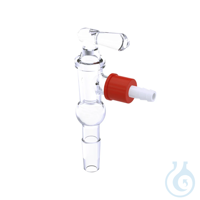 SY VC Vacuum cock NS 14/23 Vakuumhahn mit NS 14/23 Kern und Schlaucholive.  Zum Anschluss an...