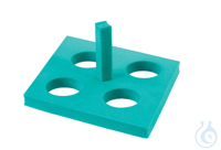 Drijvend buizenrek 3 Drijvende standaard voor 4 x 50 ml monsterflacons5 stuks