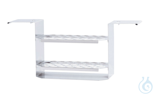 Tube rack, 17mm, S, stainless, Edelstahlrack fu...
