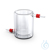 DWB 600 Dubbelwandige beker, 600 ml Het dubbelwandige bekerglas DWB 600 heeft...
