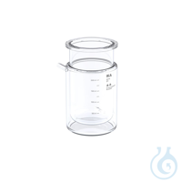 HA.gv.dw.2, Glass vessel, double-wall, for 2 l HA.gv.dw.2, Glass vessel,...