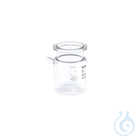 HA.gv.dw.0.5, Glass vessel, double-wall, for 0.5 l HA.gv.dw.0.5, Glass...