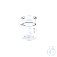 HA.gv.dw.1, Glass vessel, double-wall, for 1 l HA.gv.dw.1, Glass vessel,...