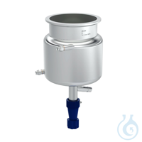 LR 5000.4, Stainless steel reactor vessel, dbl-walled, bot.drain, 5000 ml LR...