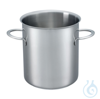 H 1500 roestvrij stalen pot Pot, roestvrij staal, 1,5 l, 
Binnen-Ø 140 mm 
Hoogte: 160 mm
Vorm...