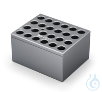 DB 4.2 Single block for Round bottom tubes (10 mm), Pore size 10,7 mm, Depth 48,4 mm 
 