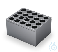 DB 4.4 Single block for Round bottom tubes (12 / 13 mm), Pore size 13,9 mm,...