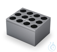 DB 4.5 Single block for Round bottom tubes (15 / 16 mm), Pore size 17,5 mm,...