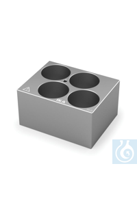 DB 4.8 Einzelblock Verwendet für Rundbodenröhrchen (35 mm) 
Durchmesser Bohrungen: Ø 35,0 mm...