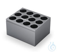 DB 4.9 Single block for Round bottom tubes (17 / 18 mm), Pore size 19,1 mm, Depth 48,4 mm 
 