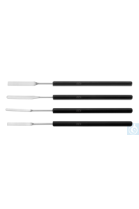 Mikro-Pulverspatel-Set, 4-tlg., Plastikgriff