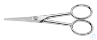 Mikroskopier-Schere 125 mm, stumpf gerade, geschmiedet