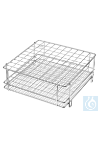 Reagenzglasgestell, 100 Löcher, 200 x 200 x 70 mm