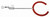 Stativring offen + Stab + Muffe