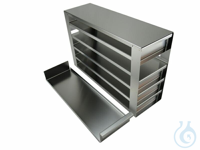 8Panašios prekės Drawer rack for upright freezers for 9 boxes 136x136x78 mm (3D/3H) Stainless...