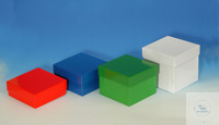 Cryo-Box Typ A 136x136x78 mm, beschichtet, gelb Cryo-Box Typ A - Kartonmaterial - Farbe: Gelb -...