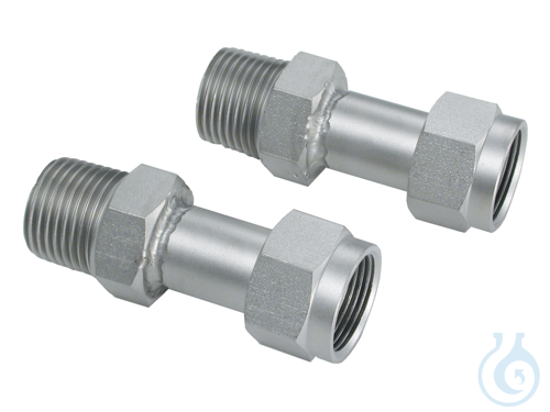 2 Adapters M16x1 female to NPT 3/8&quot; male