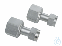 2 Adapters M16x1 female  to NPT 1/2" female 2 Adapters M16x1 female to NPT...