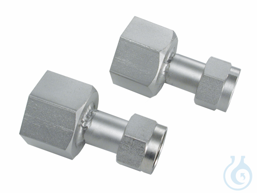 2 Adapters M16x1 female to NPT 1/2&quot; female