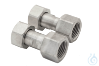 2 Adapters M24x1.5 female to NPT 1/2" female 2 Adapters M24x1.5 female to NPT...