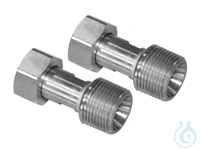 2 adapters M24x1.5 binnen naar NPT 3/4" buiten 2 adapters M24x1.5 binnen naar...