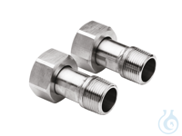 2 Adapters M30x1.5 female to NPT 3/4" male 2 Adapters M30x1.5 female to NPT...