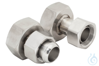 2 Adapters M30x1.5 female to NPT 1" female 2 Adapters M30x1.5 female to NPT...