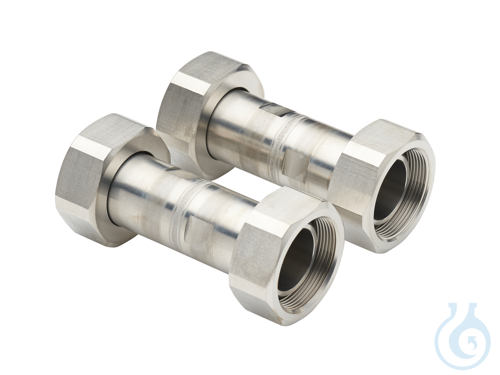 2 Adapters M38x1.5 female to M38x1.5 female